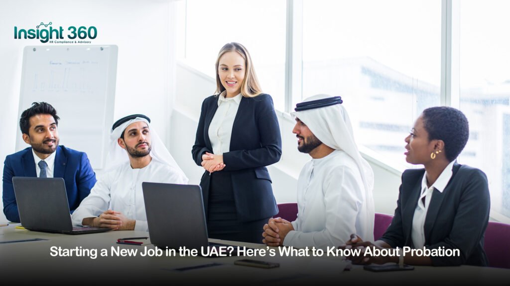 Starting a new job in UAE